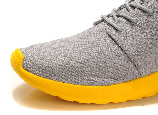 nike Roshe running chaussures hommes gris jaune (2)